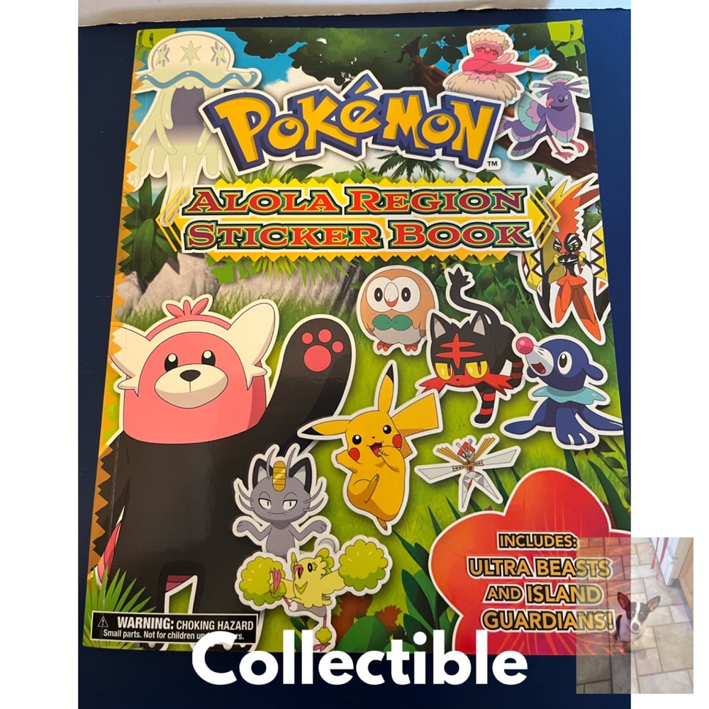 Pokémon Alola Region Sticker Book